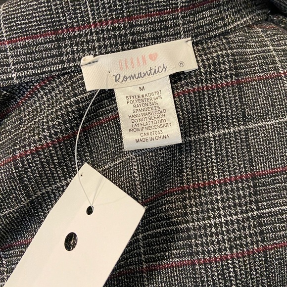 Cute Plaid Double Breasted Dress - Picture 7 of 8